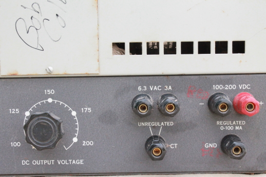 Vintage Lambda  variable AC to DC power supply, regulated power supply 100 to 200 VDC