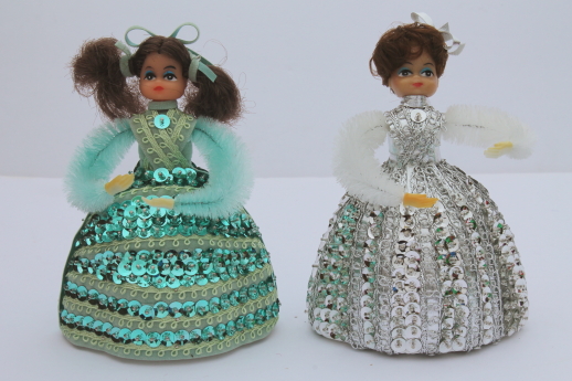 Vintage Li'l Missy beaded doll collection, birthstone jewels dolls for every month