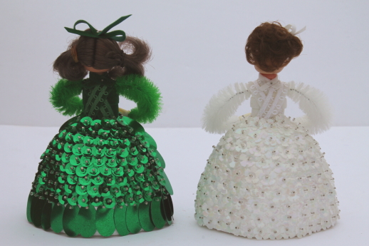 Vintage Li'l Missy beaded doll collection, birthstone jewels dolls for every month