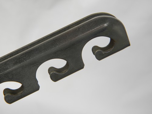 Vintage machine-age folding clothes storage rack for closet or bedroom door