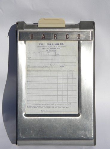 Vintage machine-age industrial UARCO sales or shop receipt writer