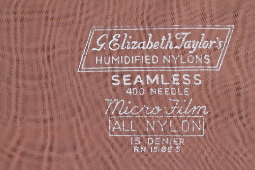 Vintage nylon stockings lot, Gaymode & G Elizabeth Taylor humidified nylons