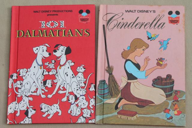 vintage picture books lot, Walt Disney Presents Disney classic movie stories