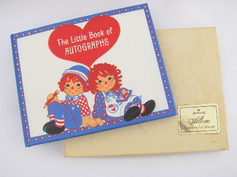 Vintage Raggedy Ann stories & coloring books lot, paper dolls etc. great graphics