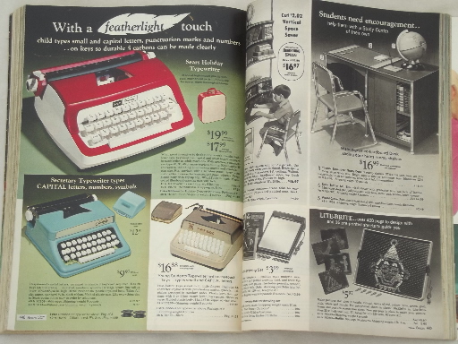 Vintage Sears Christmas Wish Book catalog, Christmas 1970 toys etc.