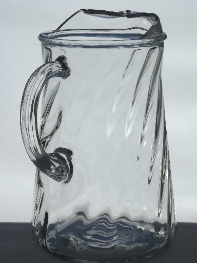 DIY Drink Pitcher with Retro Decal - Semigloss Design