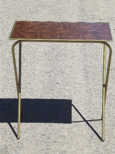 Vintage folding deals tray table