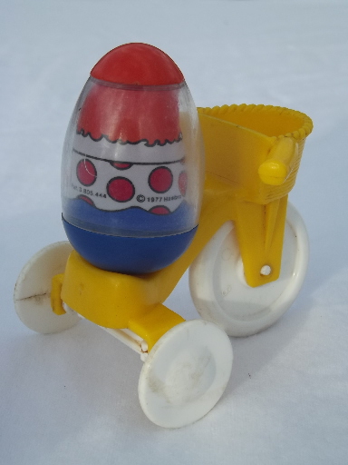 Vintage Weebles picnic lot, play  toys furniture and retro 70s Weebles