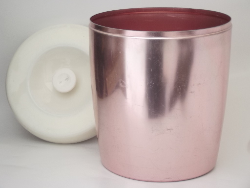 Vintage West Bend spun aluminum cookie jar or huge canister