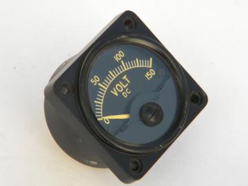 Vintage Weston model 840 industrial DC volt electric panel meter