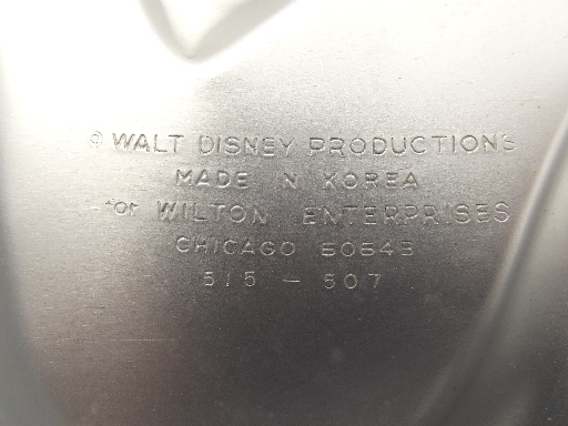 Vintage Wilton cake pan, Donald Duck face