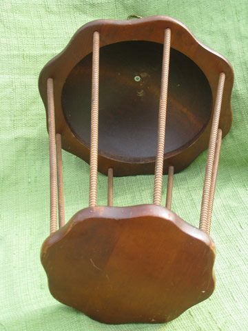 Vintage wood birdcage lantern for candles or greenery, hanging cage