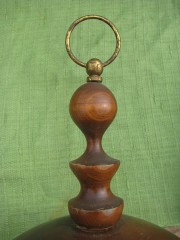 Vintage wood birdcage lantern for candles or greenery, hanging cage